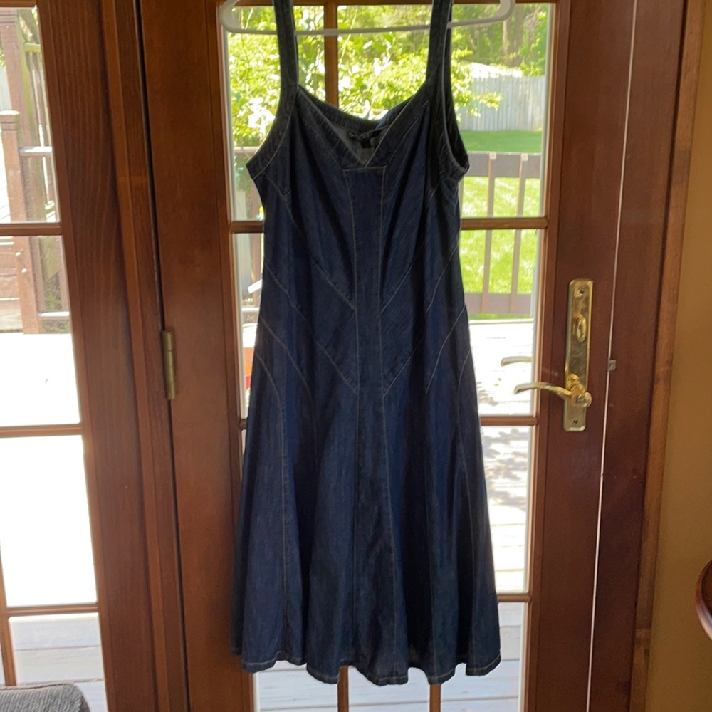 Ralph Lauren denim sundress size 10. Beautiful!
